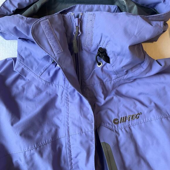 Hi-Tec Women Jacket size M Snowboarding Skiing Arm Ventilation Inner Pocket Blue - Picture 13 of 14